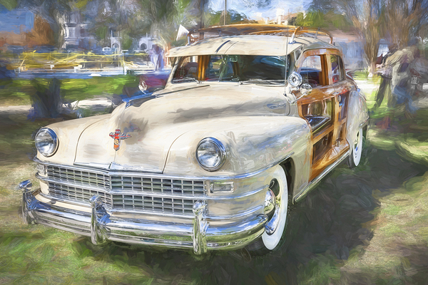 1947 Tan Chrysler Town And Country Sedan 4 Door X1 5 Print