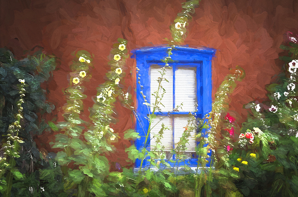Along Canyon Road Santa Fe X101 Print