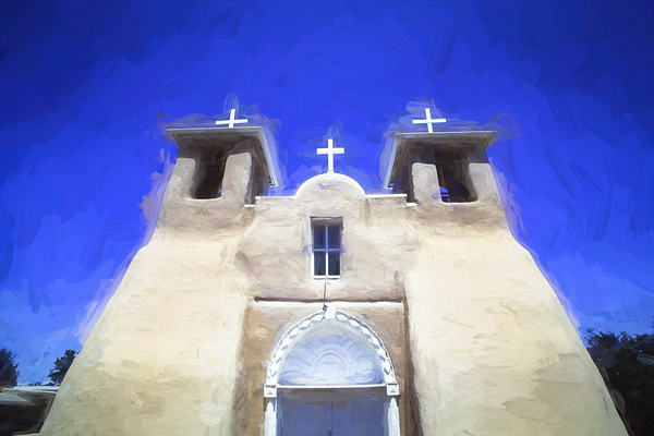 San Francisco de Asis Mission Church Taos Mission X101 Print