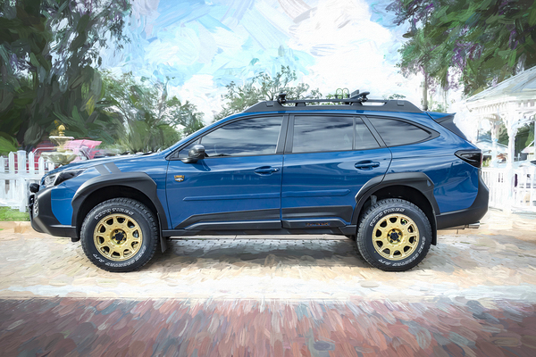 2024 Blue Subaru Outback Wilderness X1 9 Print