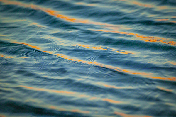 Blue Water Abstract Merritt Island National Refuge Sunset Florida X100 Print