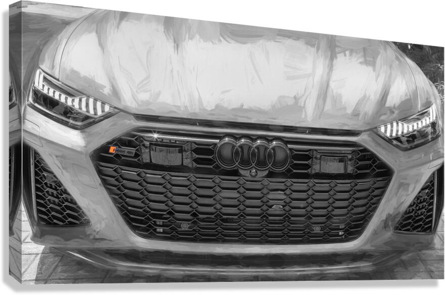 2022 Grey Audi RS6 Avant X 6 Canvas Print