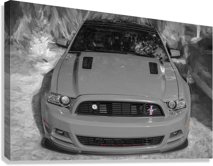 2013 Red Ford Mustang GT 5 0 CS California Special X 6 Canvas Print