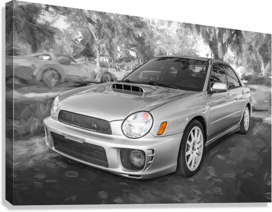 2002 Subaru Impreza WRX Sti X 8 Canvas Print
