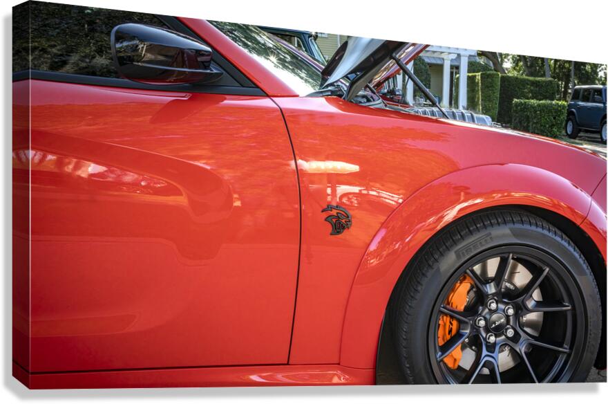 2023 Dodge Challenger SRT Hellcat Redeye X 2 Canvas Print
