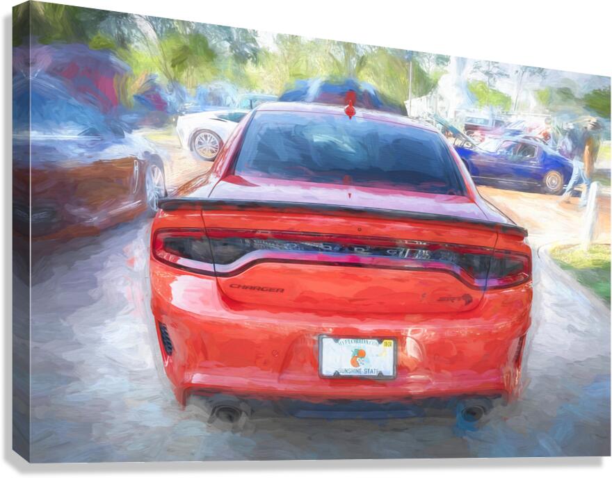 2023 Dodge Challenger SRT Hellcat Redeye X 5 Canvas Print