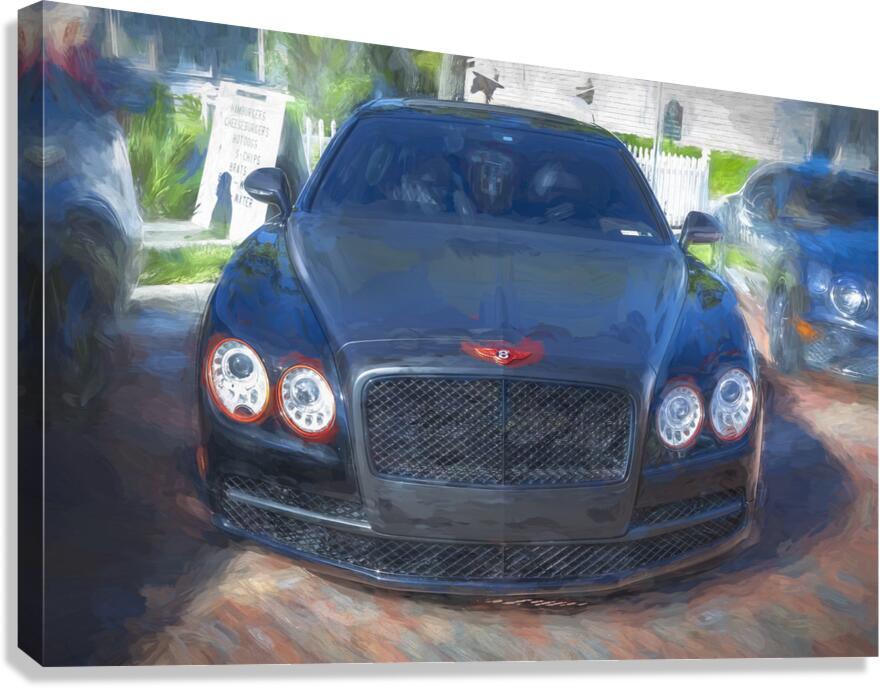 2014 Black Bentley Flying Spur X 1 Canvas Print