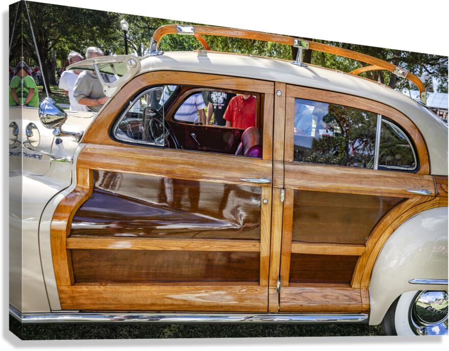 1947 Tan Chrysler Town And Country Sedan 4 Door X1 15 Canvas Print