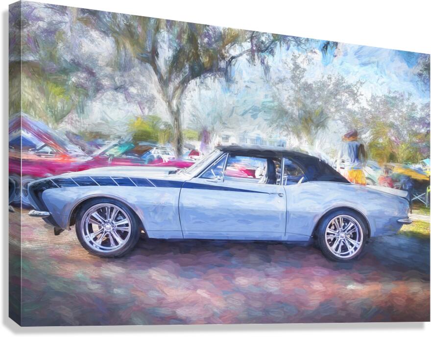 1967 Gray Camaro Restomod X1 7 Canvas Print