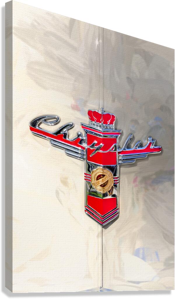 1947 Tan Chrysler Town And Country Sedan 4 Door X1 8 Canvas Print