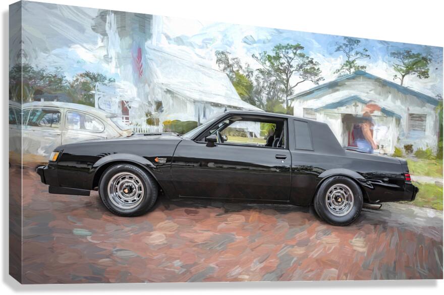 1988 Black Buick Grand National X 9 Canvas Print