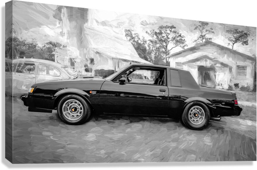 1988 Black Buick Grand National X 20 Canvas Print