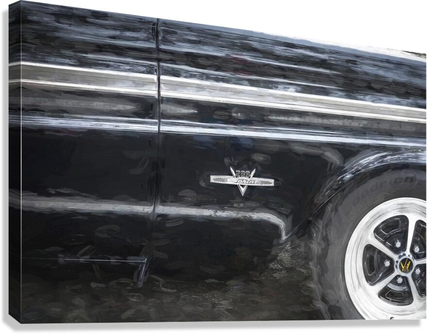 1965 Black Ford Falcon Sprint X2 1 Canvas Print
