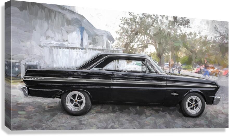 1965 Black Ford Falcon Sprint X2 6 Canvas Print