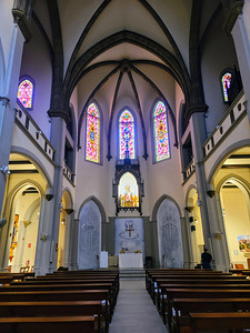 Cathedral Windows:  Where Heaven Filters Through Glass and Stone