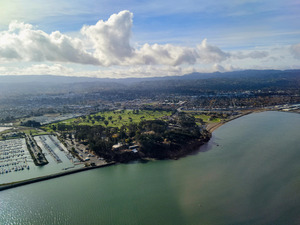 Above the Bay of San Francisco