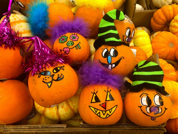 Halloween Pumpkin Faces by Click4Pix