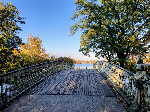 Bridge to Central Park Reservoir  by Click4Pix