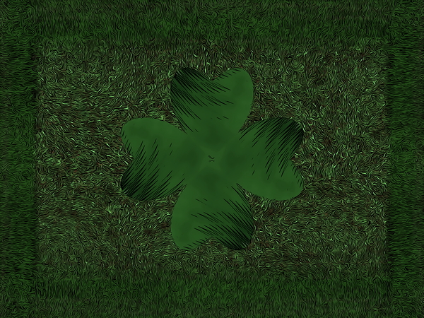 4 leaf clover Aventurine Moldavite by Arrow3650