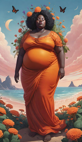 Boss in Orange Digital Download