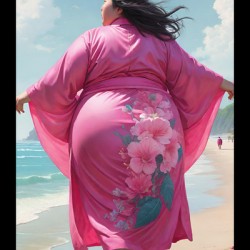 BOSS IN HER BEACH ROBE