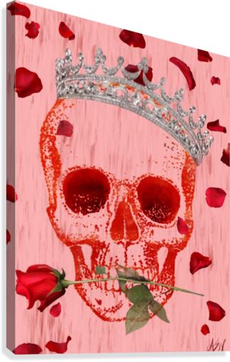 Charming Skull Canvas Print