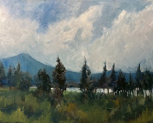 Peak through the trees 