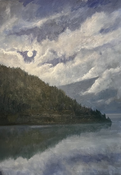Moonset  Print