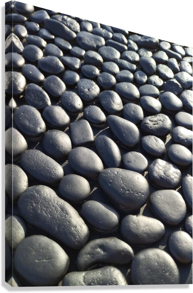 Black stone Canvas Print