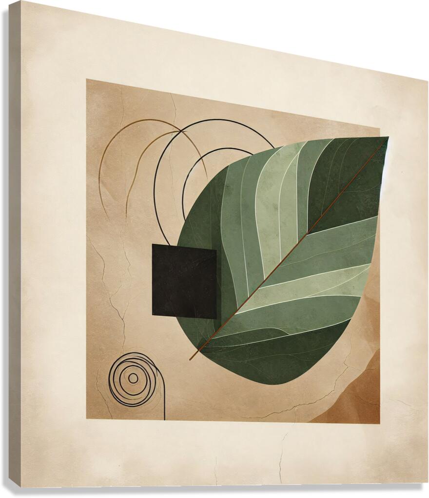 Oraganic abstract 7 Canvas Print