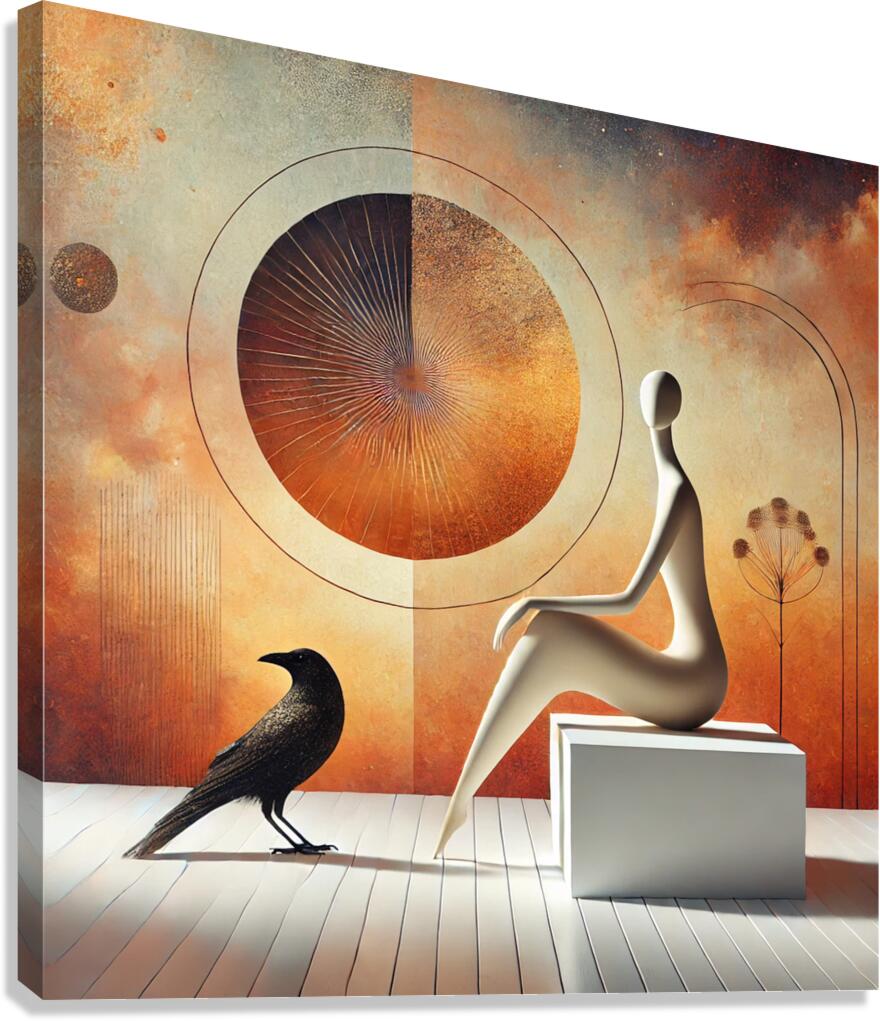 Sunset silence Canvas Print