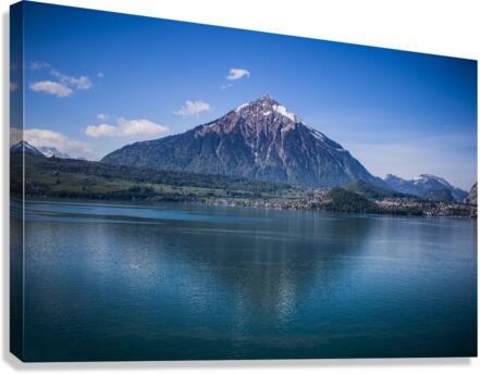 mountain lake Canvas Print