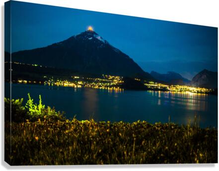 Night city  Canvas Print