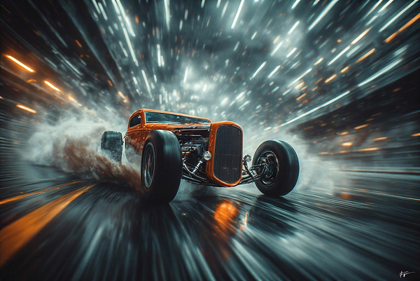 Hot Rod Racing - Quantum Drift by Frederic Racaud
