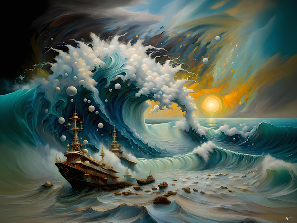 Natures Fury 10 by Frederic Racaud