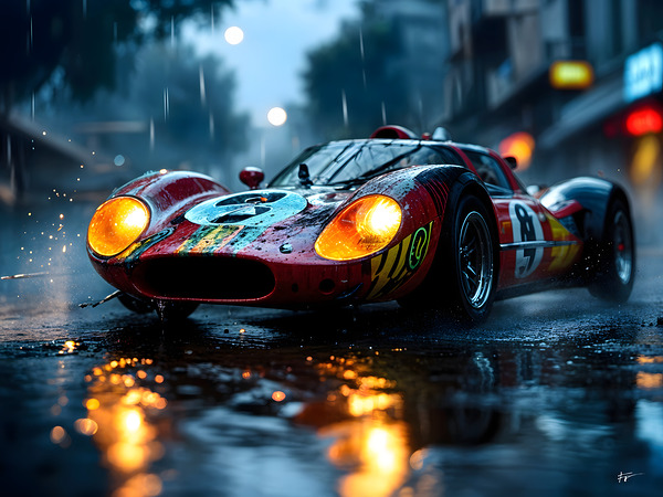 Racing Car 1545 by Frederic Racaud