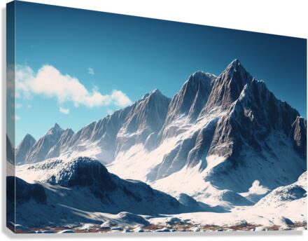 Snow Cap Canvas Print