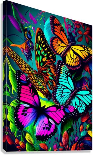 Butterfly Bold Canvas Print