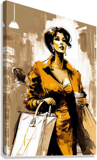 Shopping spree Canvas Print