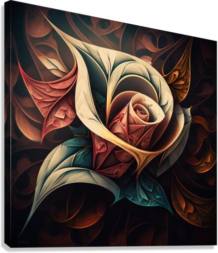 Muted Rose Canvas Print