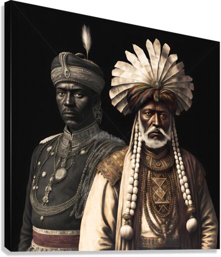 The First Settlors Canvas Print