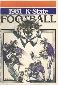 1981 Kansas State University Football program cover
