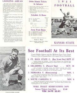 1941 Kansas State University Football Program