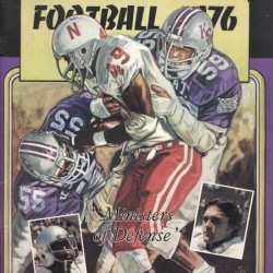 1976 Kansas State vs Nebraska football Program cover