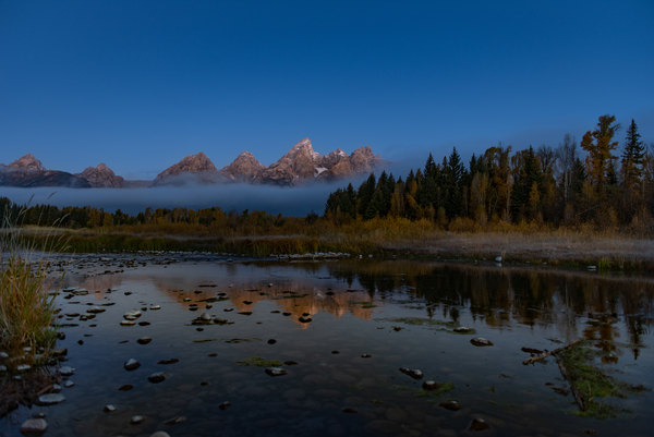 GTNP river reflection Print