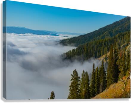 GTNP clouds Canvas Print
