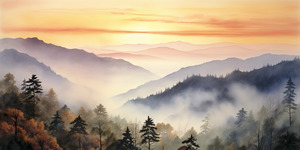 Smokey Mountains at Dawn