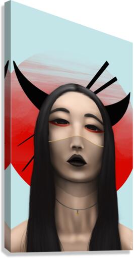 Geisha Canvas Print