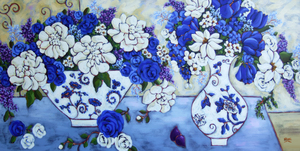 Blue and White Still Life
