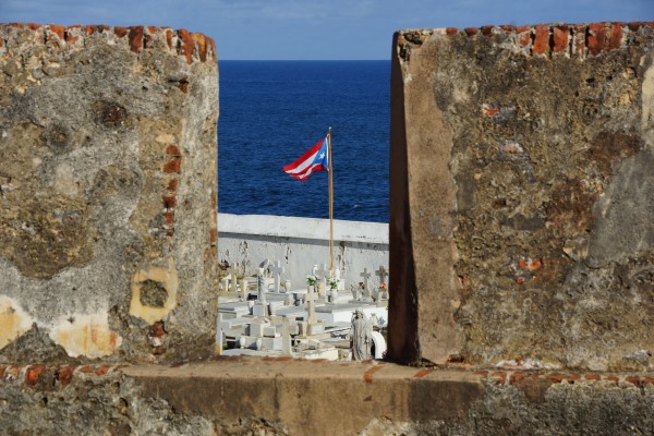 El Morro flag  by Shell Photography